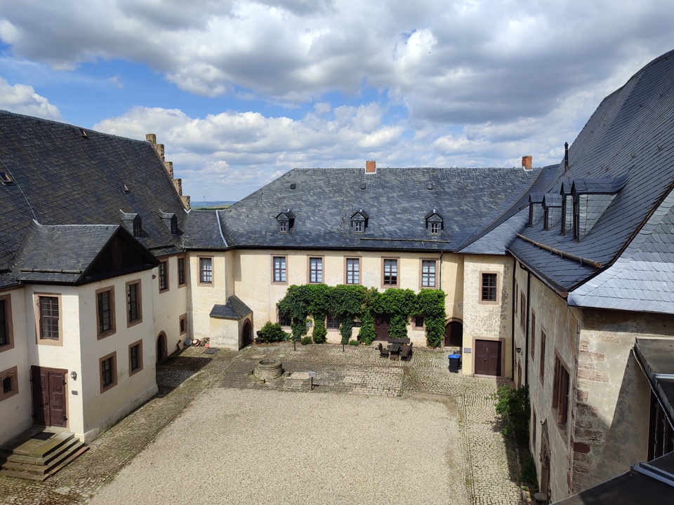 Schloss Allstedt, Innenhof der Kernburg Schloss Allstedt, Innenhof der Kernburg